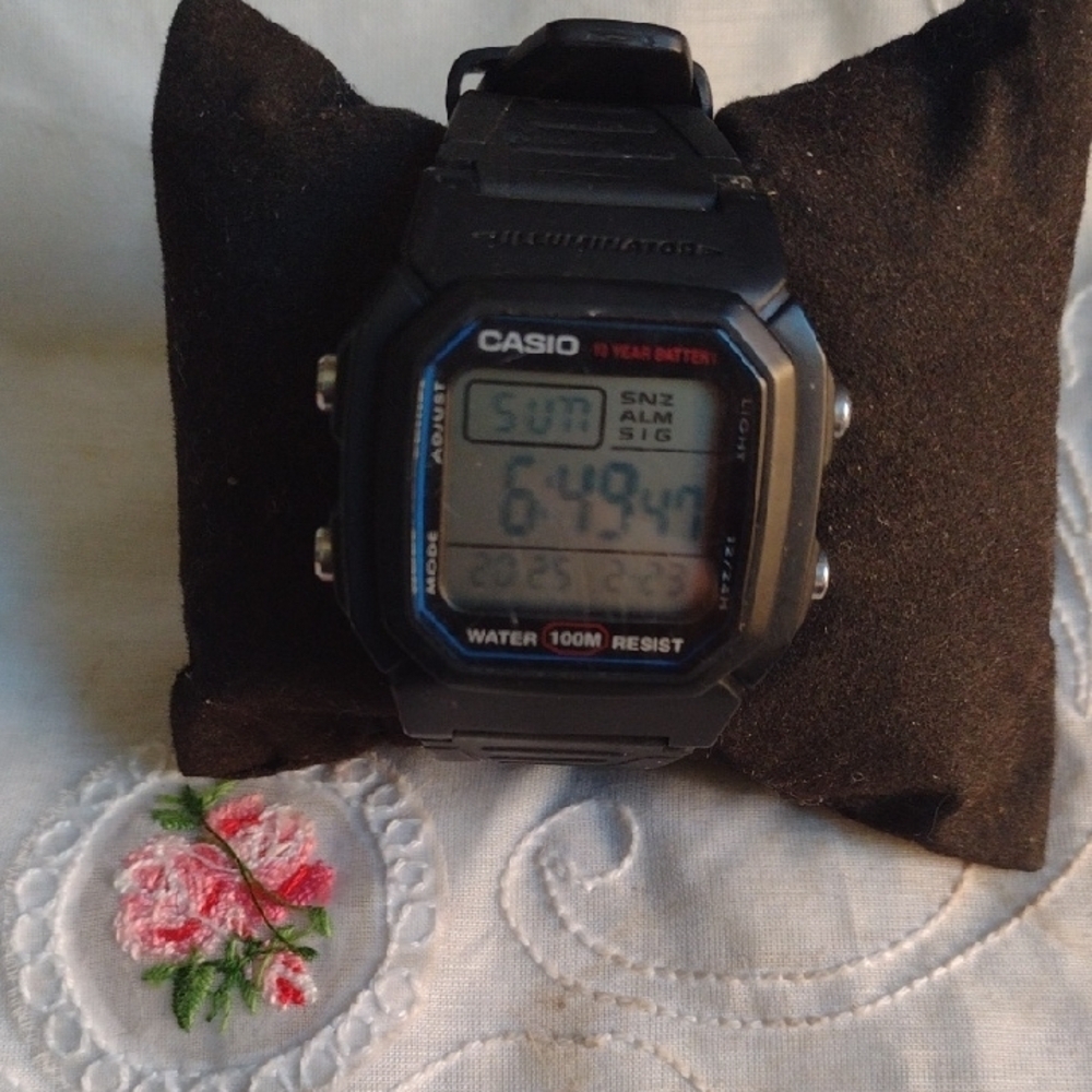 Casio Black Digital 100m Waterproof Watch Nwot Casio Black Digital 100m Waterproof Watch Nwot